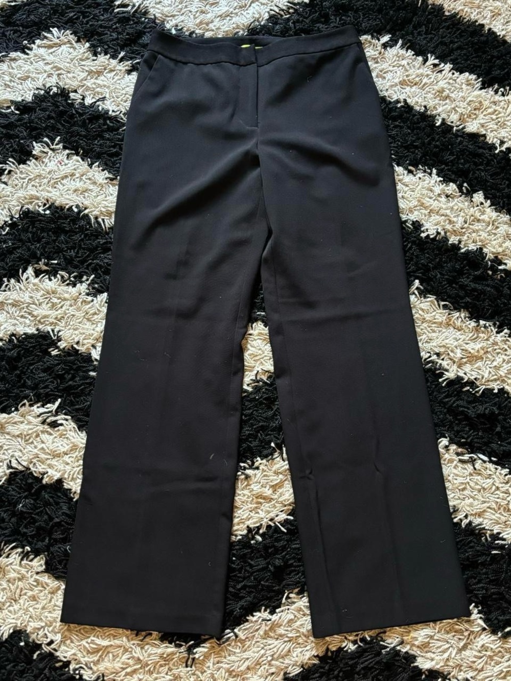 Sigrid Olsen 2000’s Dressy Y2K Modernist 00 Black Wide Leg Pants Women’s 8
